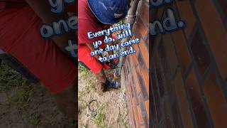 Downpipe Installation In Germany construction Downpipe hausarbeit handwerk germany viralvideo [upl. by Reivaj]