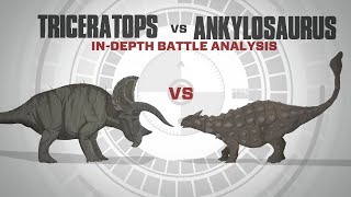 Triceratops vs Ankylosaurus  Battle FACE OFF  InDepth Combat Analysis [upl. by Spieler]