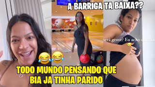 BIA CHAGAS TODO MUNDO PENSANDO QUE BIA TINHA PARIDO😂 BARRIGA BAIXA  BIA FOI PRO SHOPPING [upl. by Nattie]