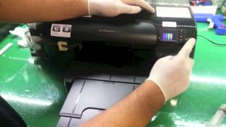 HP PRO 8100 com Bulk Ink  Procedimentos de Instalacão e Uso  SULINK [upl. by Jumbala]