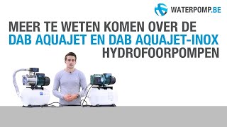 DAB Aquajet  AquajetInox Hydrofoorpomp  Review [upl. by Ailadgim]