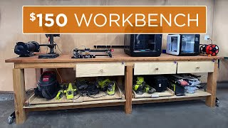 How to Build a 10ft Professional Workbench for under 150  34 [upl. by Addiel262]