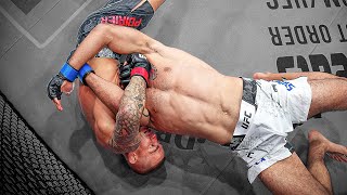 THAT GUILLY IS TIGHT 😳  Dustin Poiriers Best Finishes  UFC 302 [upl. by Lartnom]