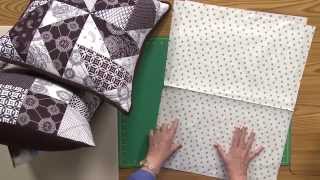 Sew Easy Lapback Pillow Finishing [upl. by Aceber]