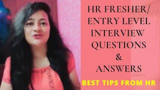 HR Fresher Interview Questions amp Answers HR Fresher Jobs HR Entry Level Jobs HR readytogetupdate [upl. by Ennaul]