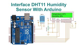 How to Set Up the DHT11 Humidity and Temperature Sensor on an Arduino [upl. by Eldin]