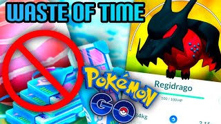 REGIDRAGO ELITE RAIDS NOT WORTH IT dont worry about it  Pokemon GO [upl. by Shalom]