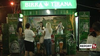 Festa e Birrës në Qytetin e Korçës shija shqiptare Birra Tirana prezantohet me stendat e saj [upl. by Monetta]