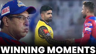 Winning Moments  Peshawar Zalmi vs Karachi Kings  Match 17  HBL PSL 8  MI2A [upl. by Anahsohs]