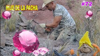 Descubro piedra preciosa ROSADA Una JOYA Van a ALUCINAR Aventura con HIJO DE LA PACHA 72 [upl. by Doolittle]