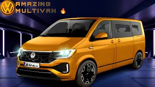 Amazing MultiVan🔥 NextGen 2025 Volkswagen Transporter [upl. by Anelim538]