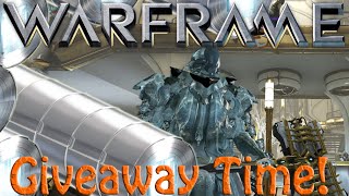 Warframe  Plat codes amp Vauban Prime Set Giveaway NOW ENDED [upl. by Akinyt]