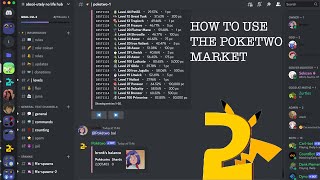 how to use the market in Poketwo [upl. by Nnaitsirhc]