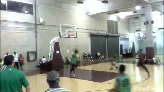 Jordan Harris Jumps Over Defense At FSU Team Camp [upl. by Ahsillek729]