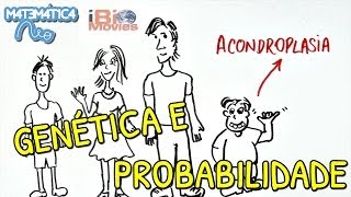 Matemática na Biologia  CÁLCULO DE PROBABILIDADE E GENÉTICA Acondroplasia  Matemática Rio [upl. by Tennes]