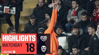 Resumen de Rayo Vallecano vs Valencia CF 01 [upl. by Leonore]