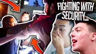 GOT IN A FIGHT WITH SECURITY LIVE FOOTAGE [upl. by Judie]