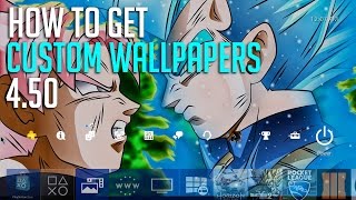 PS4 HOW TO ADD CUSTOM WALLPAPERS USE ANY PHOTO YOU WANT 450 UPDATE [upl. by Anilorak]