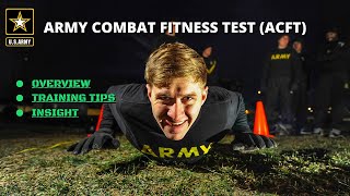 Army Combat Fitness Test ACFT  Overview Training Tips Insight [upl. by Filberte219]