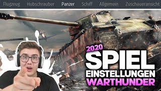 Die BESTEN SPIELEINSTELLUNGEN für WARTHUNDER  ALGO24 amp Haubitzen Fritz [upl. by Ynaffi786]