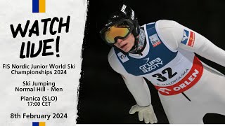 LIVE FIS Nordic Junior World Ski Championships 2024 Planica  Normal Hill HS 102 Men 1700 CET [upl. by Dearman]