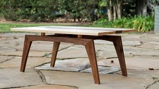 Building a Midcentury Modern Coffee Table  Shaun Boyd Made This [upl. by Amery154]