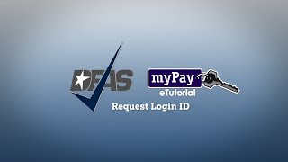 DFAS myPay How to Request Your Login ID [upl. by Hueston]