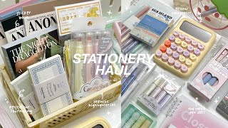 a huge aesthetic stationery haul🧷📚 ft journalsay [upl. by Downe717]