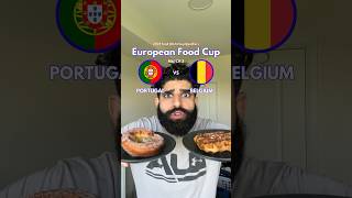 PORTUGAL VS BELGIUM  European Food Cup [upl. by Sutphin580]