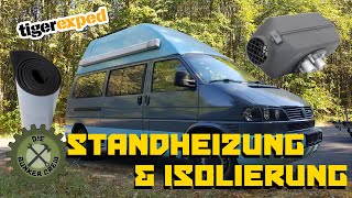 Standheizung amp Dämmung für den T4 Syncro  Camperausbau [upl. by Francine]