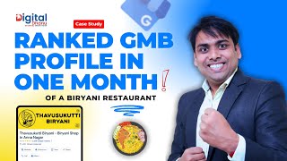 Case Study on GMB  How We Ranked GMB Profile In One Month  Google Business Profile  Digital Dhanu [upl. by Yelsnia]