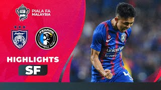 Johor Darul Tazim 61 Penang FC  Piala FA 2022 Highlights [upl. by Markowitz117]