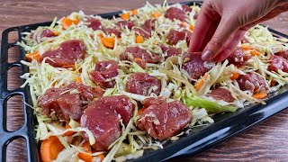 Ich habe noch nie so leckeres Fleisch mit Gemüse gegessen Ein ganz einfaches Rezept [upl. by Dud]