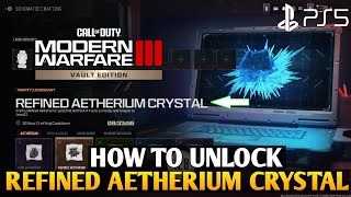 How to Get Refined Aetherium Diagram MODERN WARFARE 3  How to Get Refined Aetherium Crystal MW3 [upl. by Milurd]