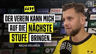 Füllkrug über sein BVBDebüt und seinen Wechsel nach DortmundHeidenheim  DAZNInterview [upl. by Jepson]