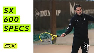 Dunlop SX 600 Specifications with Patrick Mouratoglou [upl. by Gulgee]