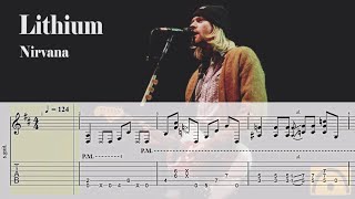 Lithium  Nirvana  Guitar Tab [upl. by Neelav]