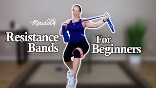 Seated Resistance Bands Exercises For Seniors And Beginners  Full Body  35 Min [upl. by Romain]