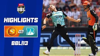 Perth Scorchers v Brisbane Heat  BBL13 [upl. by Imoan740]