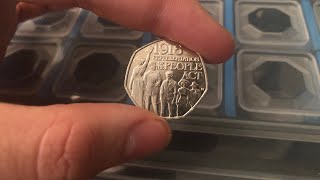 2018 COINS GALORE £250 50P COIN HUNT [upl. by Gray]