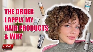 HOW TO PROPERLY APPLY CURLY HAIR PRODUCTS  MY SEPHORA SALE RECCS [upl. by Rundgren]