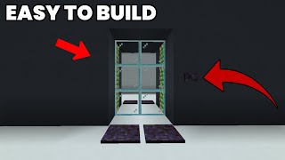 Automatic Door Easy To Build In Minecraft [upl. by Leora]