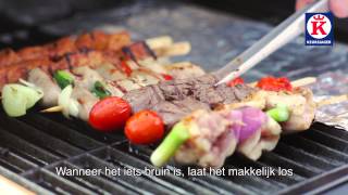 Keurslager  tips voor spiesen op de barbecue [upl. by Oilegor]