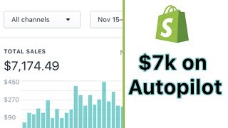 7174 FIRST Month Brand New Shopify Store on Autopilot 4 hours spent [upl. by Ynohtnad]