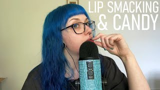 ASMR Close Lip Smacking Sounds amp Gummy Candy Mouth Sounds [upl. by Salsbury]