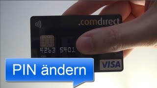 PIN ändern  Comdirect Visa Card [upl. by Devine]