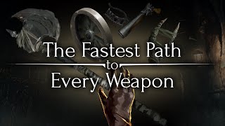 Bloodborne Guide ► The Fastest Path to Every Weapon [upl. by Llereg]