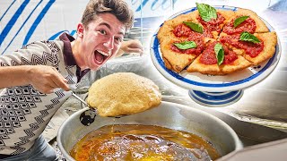 I Made Deep Fried Pizza In Italy  Eitan Bernath [upl. by Aurelius]