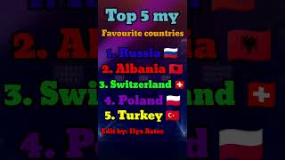 Top 5 my favorite countries countryballs mapping Russia Albania history geography [upl. by Marie775]