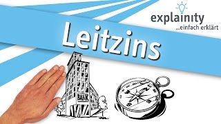 Leitzins einfach erklärt explainity® Erklärvideo [upl. by Asirrac]